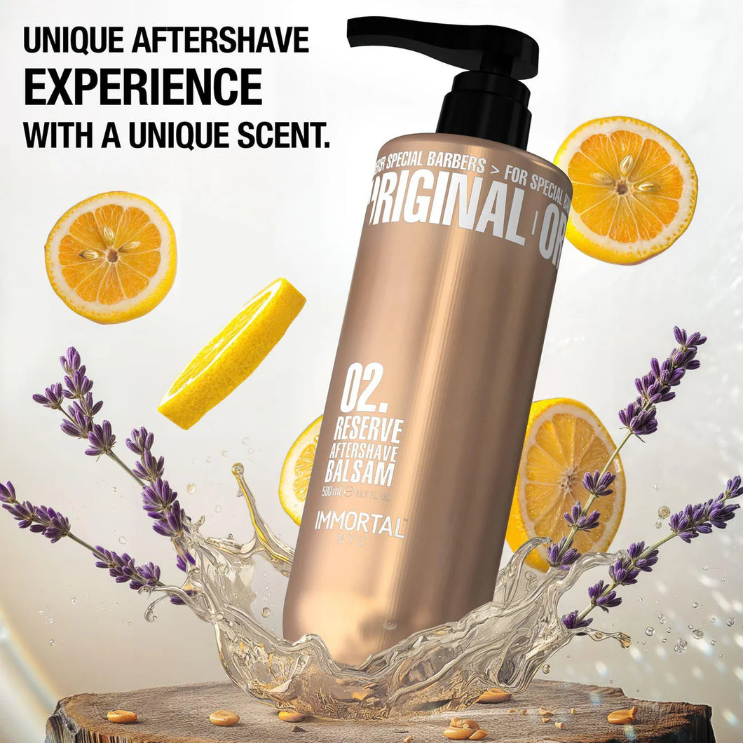 IMMORTAL RESERVE 02 AFTERSHAVE BALSAM 16.9OZ