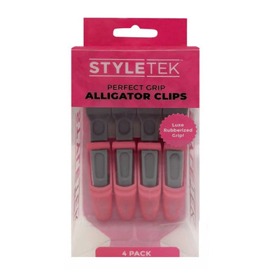 StyleTek Perfect Grip Alligator Clips, 4 Pack