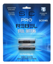 Stylecraft Pro Rebel Shaver Replacement Steel Cutters Set