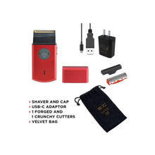 StyleCraft Uno 2.0 USB Rechargeable Single Foil Shaver - Red (SC803R)