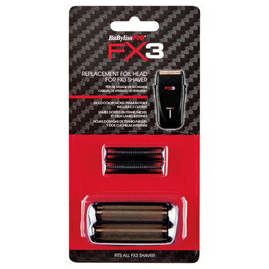 BaByliss Pro FX3 Black Shaver Replacement Foil and Cutter FXX3RFB