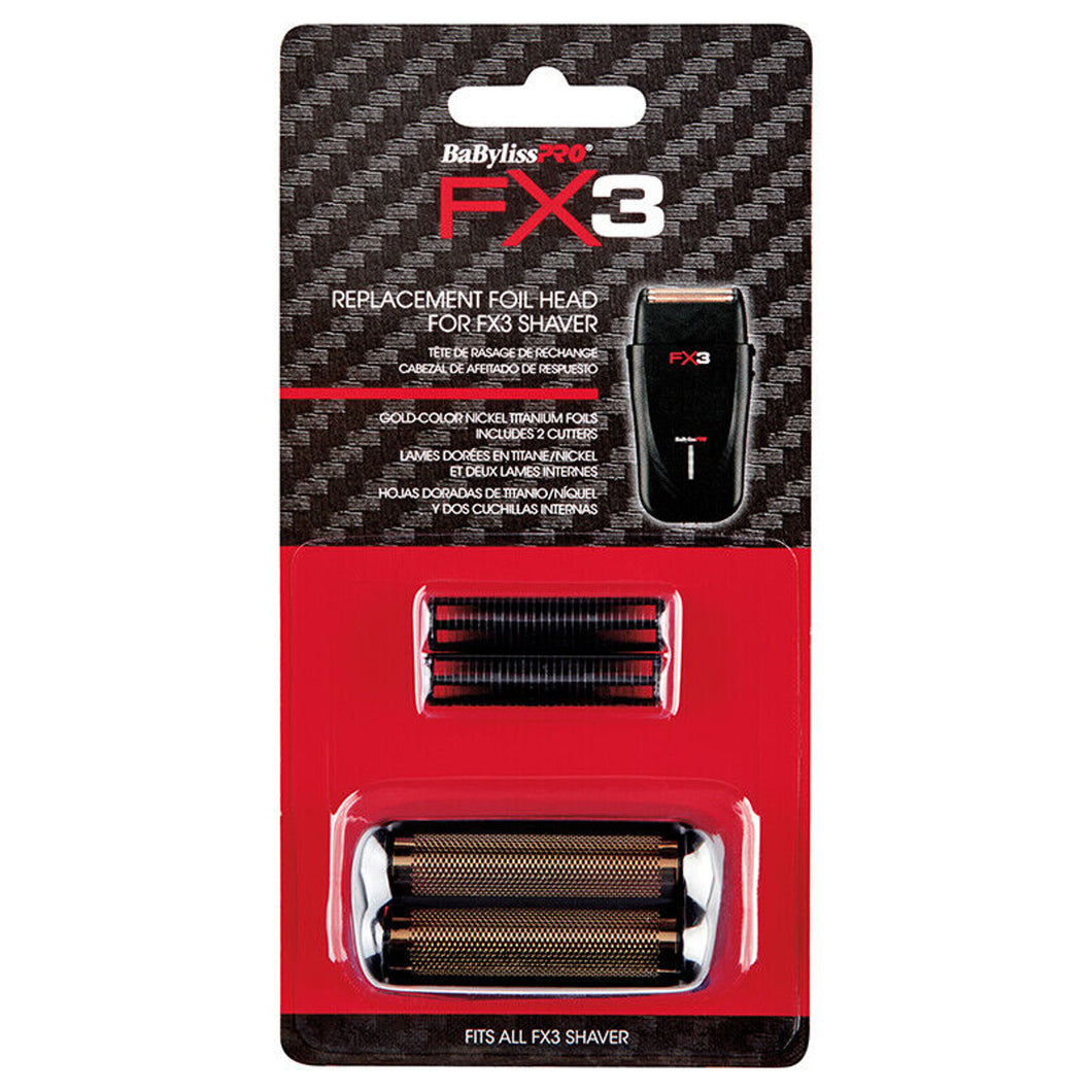 BaByliss Pro FX3 Black Shaver Replacement Foil and Cutter FXX3RFB