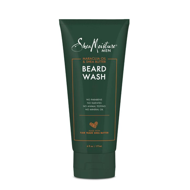 SheaMoisture Men Beard Wash - Maracuja Oil & Shea Butter - 6 fl oz