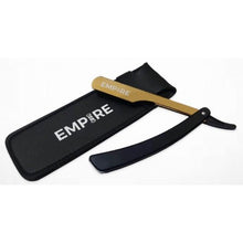 Empire skeermeshouer Swart/goud met sakkie EMP350