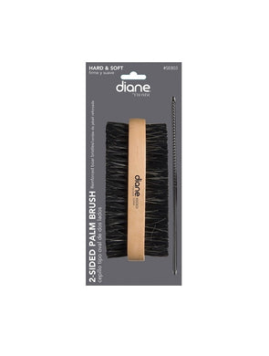 Diane 2-Sided Palm Brush Ɛyɛ den & Ɛyɛ mmerɛw Bristles SE803 