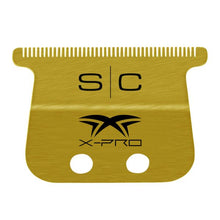 Stylecraft Fixed Gold Titanium X-Pro Wide Hair Trimmer Blade with Black Diamond Carbon DLC The One Cutter Set