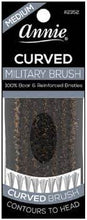Annie Curved Medium Military Brush #2352