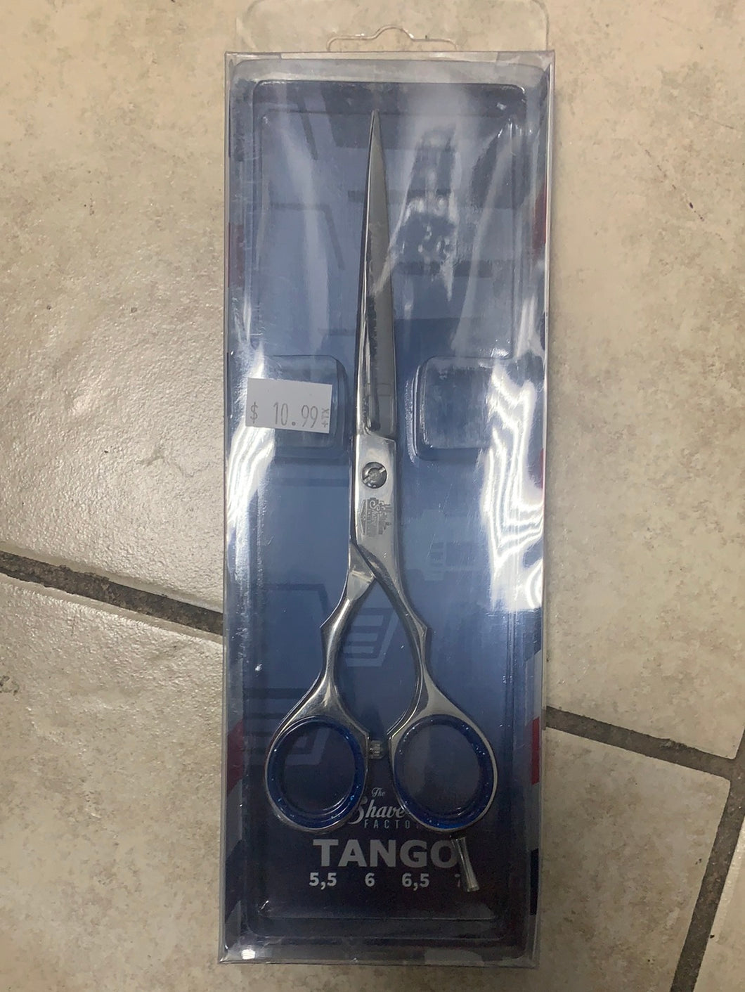 The Shave Factory Tango 7” Spieël (Silwer) Afwerking Haarskêr