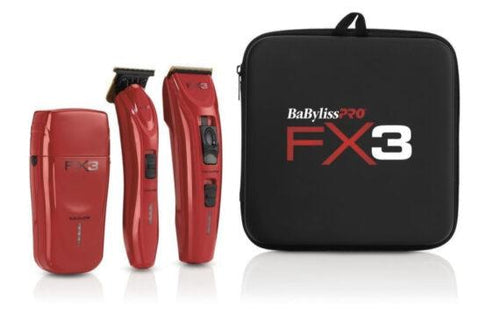 BaByliss Professional X3 Collection Combo w/ Travel Case