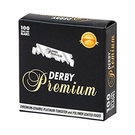 Derby Premium Blades 100 Count Single Edge Blades