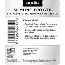 Andis Slimline Pro Gt Replacement Blade #32735