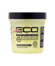 Eco Styling Gel Black Castor & Flaxseed Oil