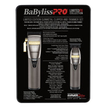 Babyliss Pro LimitedFx Limited Edition Gunmetal Clipper En Trimmer Stel