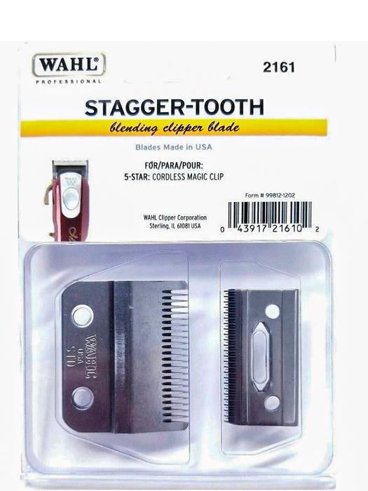 Wahl 2-Hole Clipper Blade 2161 Stagger-Tooth For Cordless Magic Clip
