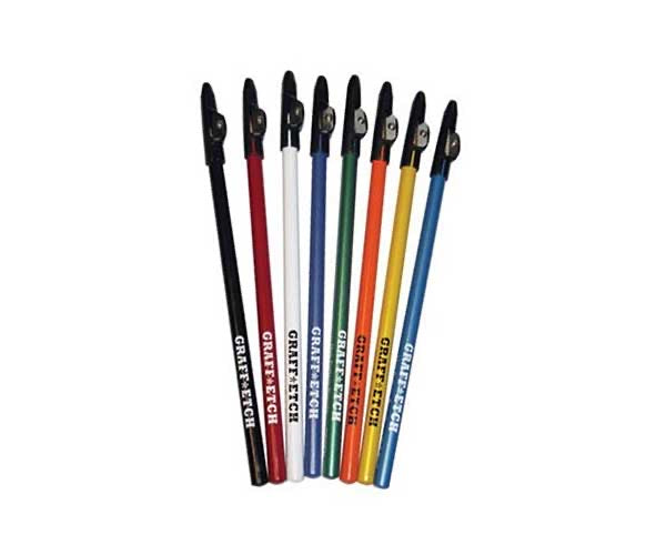 GraffEtch Colored Pencils 8 pk
