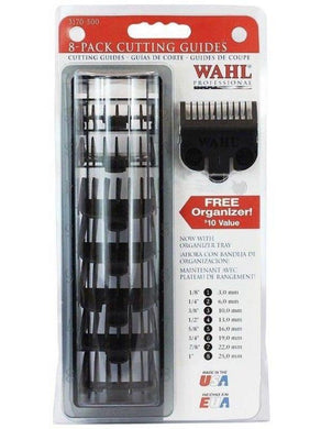 Wahl 8-Pack Cutting Guides with Organizer - Black #3170-500